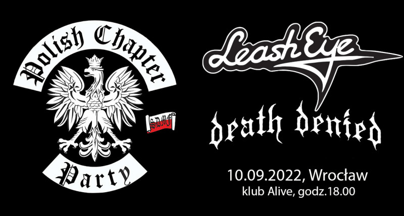 Koncert Leash Eye i Death Denied + XV zlot BLS Polish Chapter