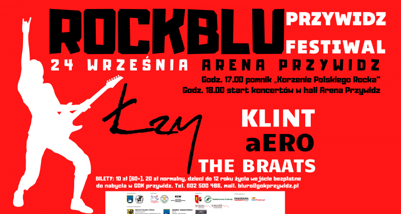 ROCKBLU PRZYWIDZ FESTIWAL 2022 >ŁZY<>KLINT<>aERO<>THE BRAATS<