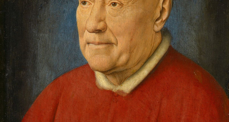 Portret Kardynała Niccolo Albergati (?)” Jana van Eycka, 1438,