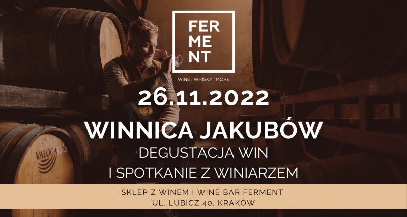Michał Pajdosz w FERMENCIE. Degustacja win polskich.