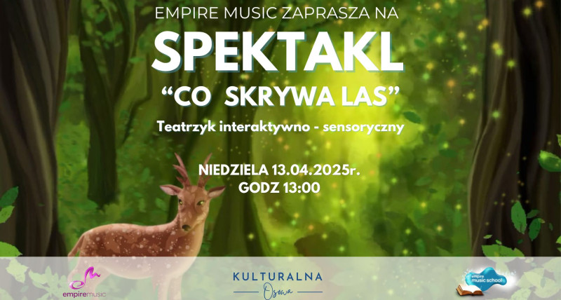 Teatrzyk interaktywno - sensoryczny "Co Skrywa Las"