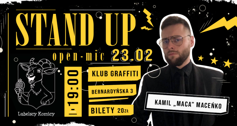 Stand-up Open Mic w Lublinie vol. 6