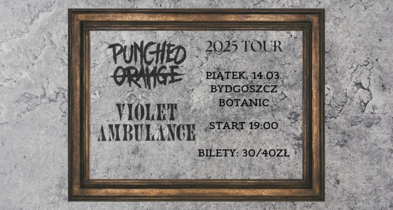 PUNCHED ORANGE X VIOLET AMBULANCE | BOTANIC BYDGOSZCZ