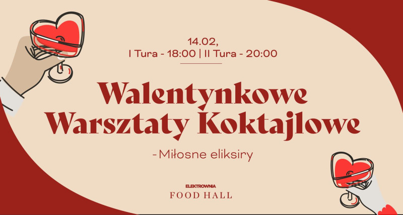 Walentynkowe Warsztaty Koktajlowe I 14.02 18:00 lub 20:00