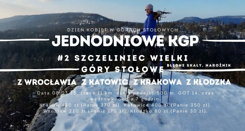 Szczeliniec Wielki, Błędne, Narożnik Jednodniowe KGP