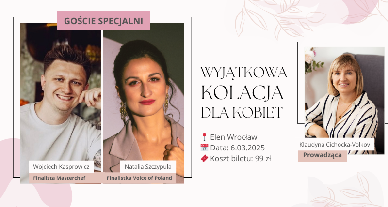 Zaproszenie na wyjątkową kolację dla kobiet