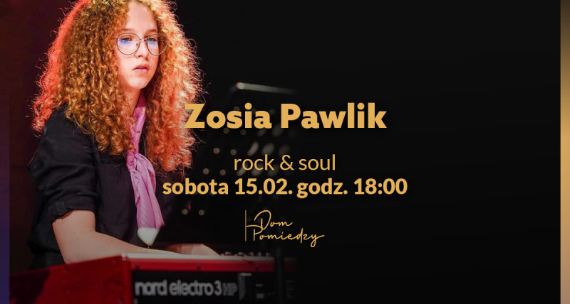 Koncert Zosi Pawlik dla M-LABu. Podzielmy się Ciepłem!