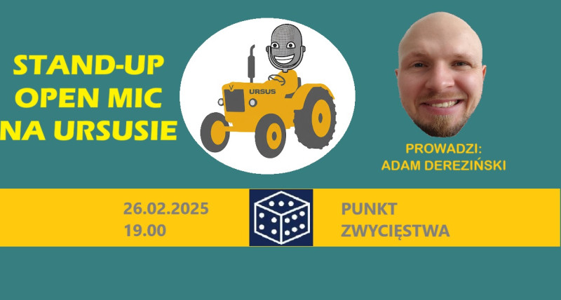 STAND UP / OPEN MIC / WARSZAWA URSUS