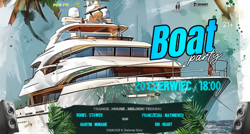 Fun FM Boat PARTY hosted by Liso & Bq Agency