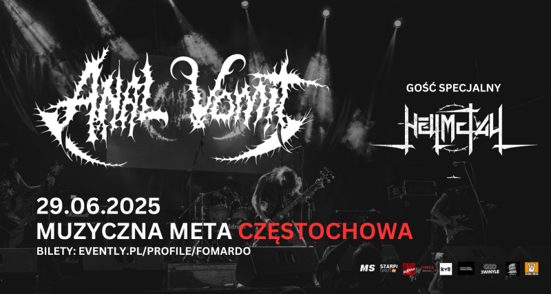 ANAL VOMIT + HELLMETALL / 29.06.25 / Muzyczna Meta, Częstochowa