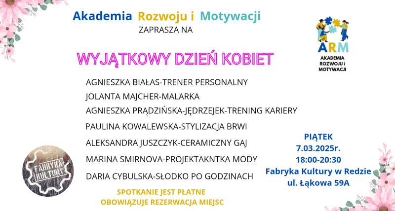 DZIEN KOBIET Z Akademią Rozwoju i Motywacji -7.03.2025