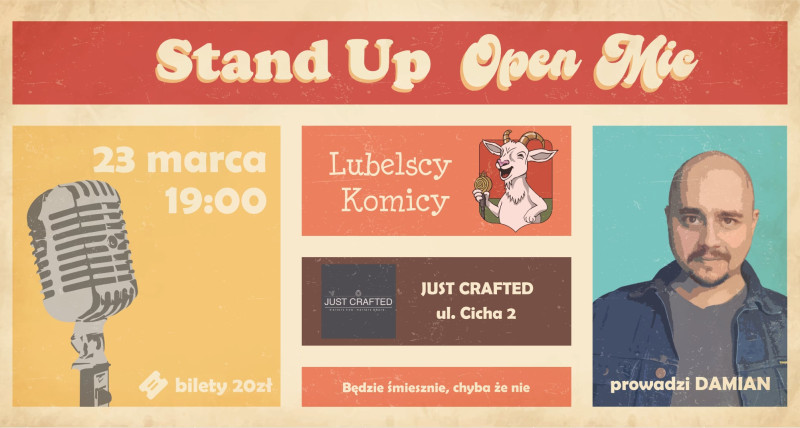 Stand-up Open Mic w Lublinie vol. 7