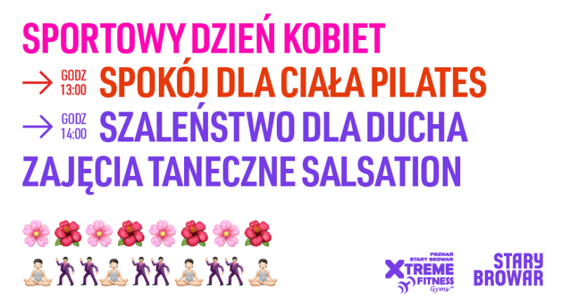 Dzień Kobiet w ruchu – bezpłatne zajęcia salsation.