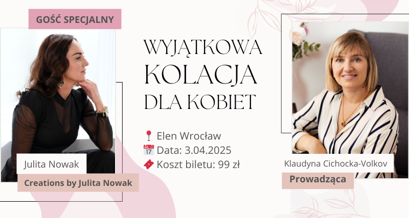 Zaproszenie na wyjątkową kolację dla kobiet