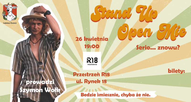 Stand-up Open Mic w Lublinie vol. 8