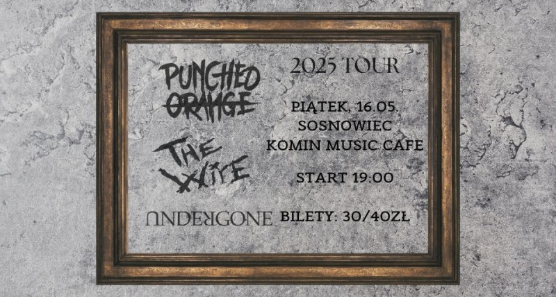 PUNCHED ORANGE X THEWIRE X UNDERGONE | KOMIN MUSICCAFE SOSNOWIEC