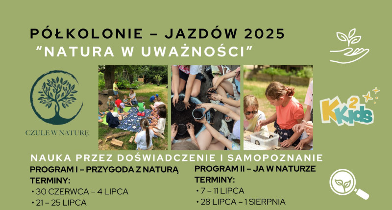 Półkolonie „NATURA W UWAŻNOŚCI” – Jazdów 2025