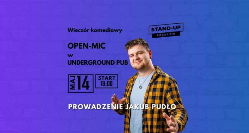 Open-mic w Underground Pub | Stand-up Rzeszów | Jakub Pudło