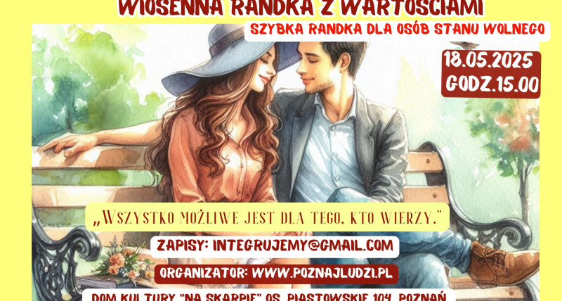 Szybka Randka z Wartościami. Poznań 18.05.