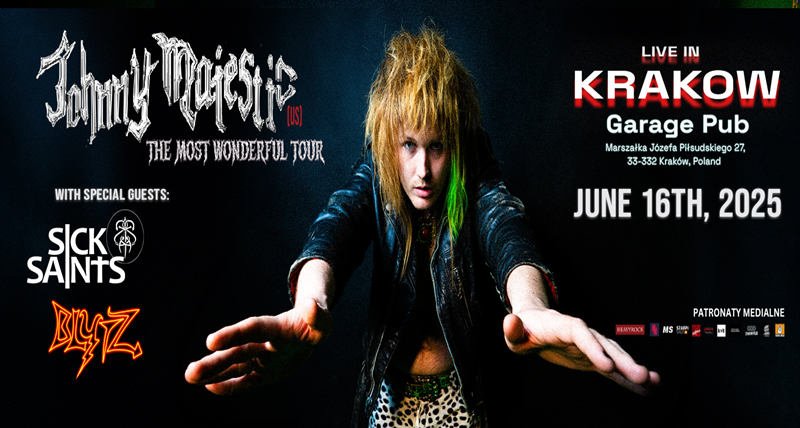Johnny Majestic (USA) + Sick Saints + Blytz / 16.06.25, Kraków