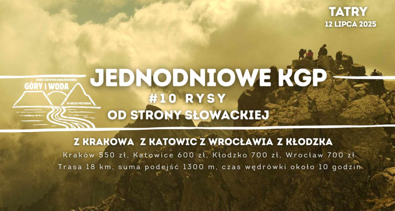 RYSY OD STRONY SŁOWACKIEJ z Wrocławia, Katowic, Kłodzka, Krakowa