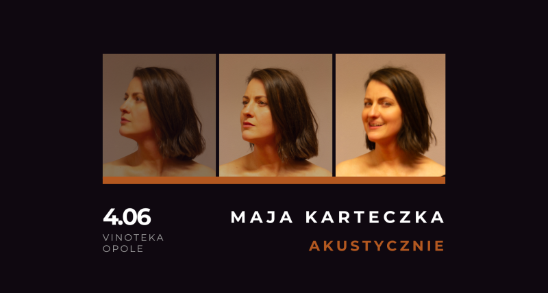 Maja Karteczka akustycznie - VINOTEKA OPOLE - 1 urodziny!