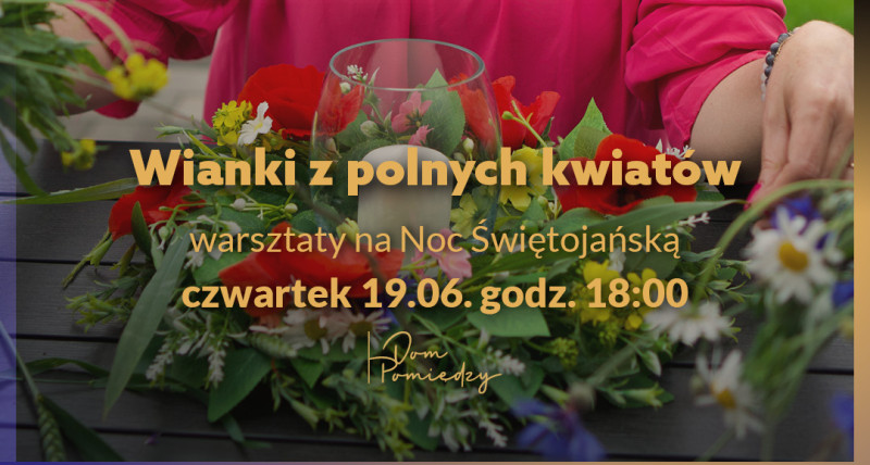 Wianki z polnych kwiatów