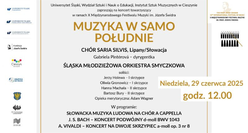 MUZYKA W SAMO  POŁUDNIE