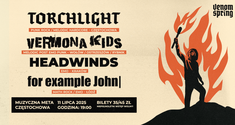 Torchlight + Vermona Kids + Headwinds + for example John