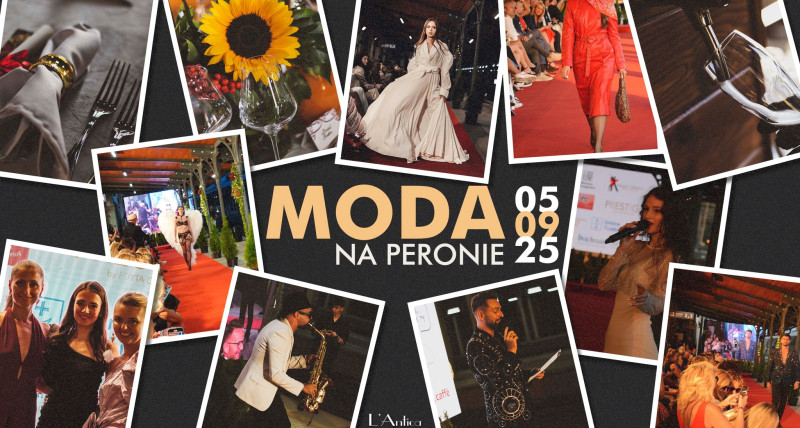 Pokaz mody na peronie