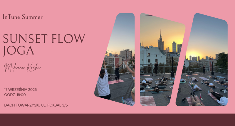 🌇 Sunset Joga Flow z Malwiną | InTune End of Summer 🌇