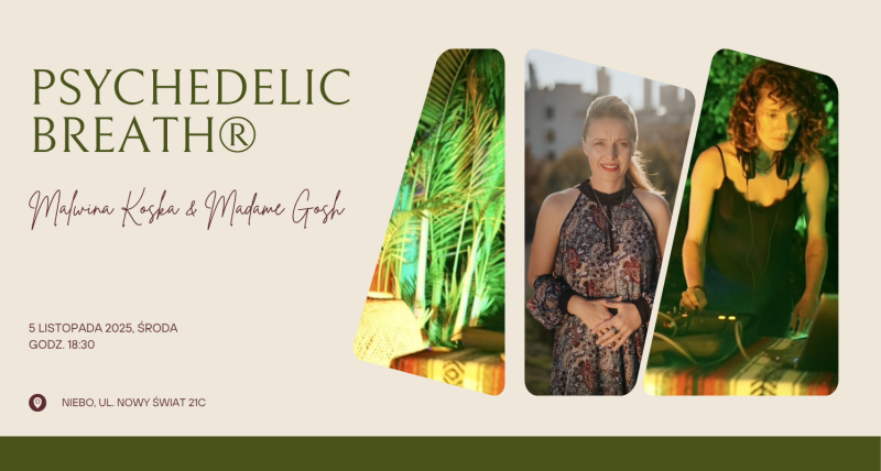 PSYCHEDELIC BREATH® – sesja oddechowa do muzyki elektronicznej
