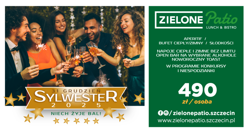 Sylwester 2025 Zielone Patio w Posejdonie