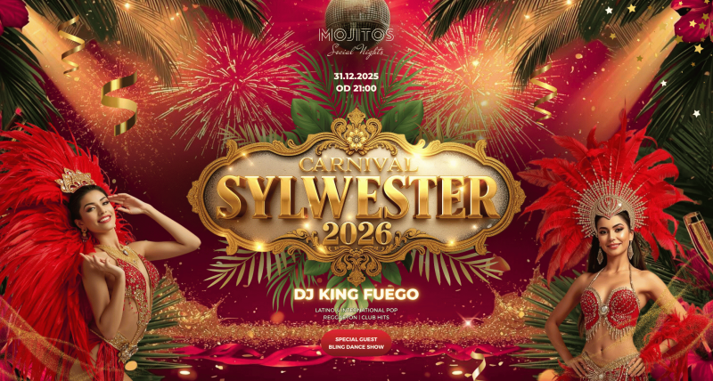 SYLWESTER w stylu karnawału 2025-2026!
