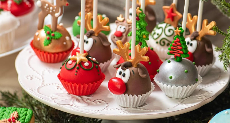 Świąteczne Cake Popsy - Warsztaty Cukiernicze