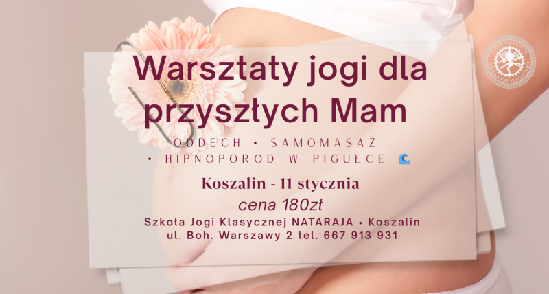 Warsztaty dla kobiet w ciąży – Oddech • Samomasaż • Hipnoporód