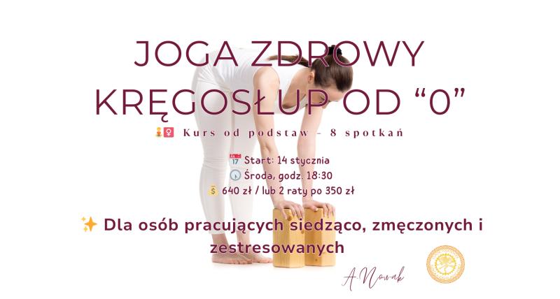 JOGA ZDROWY KRĘGOSŁUP OD "0"