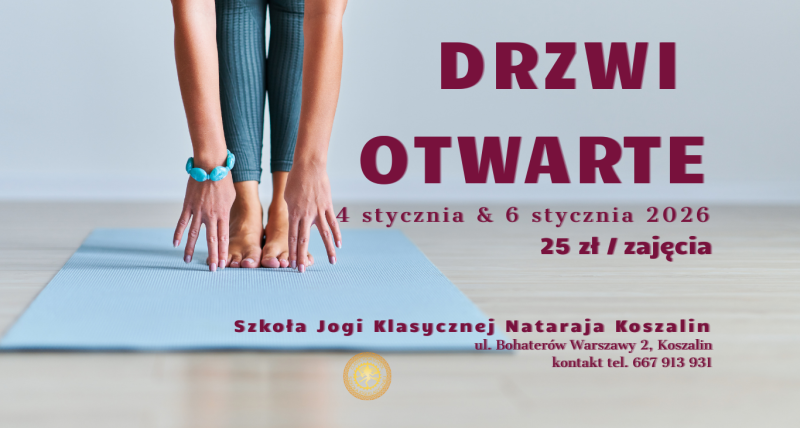 DRZWI OTWARTE W SZKOLE JOGI KLASYCZNEJ NATARAJA