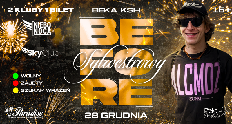 EFEKT MOTYLA | PARADISE PARTIES | BIAŁYSTOK |  KONCERT BEKA KSH