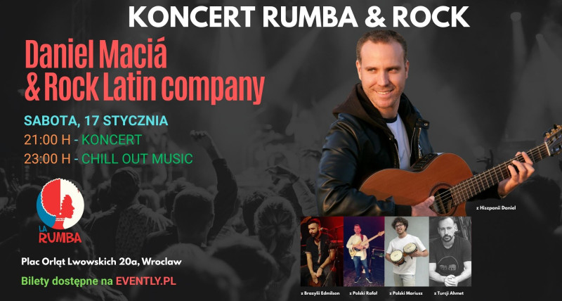 Rumba & Rock Latino z Danielem Maciá & Rock Company