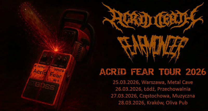 Acrid Death + Fearmonger @ Przechowalnia Club Łódź!