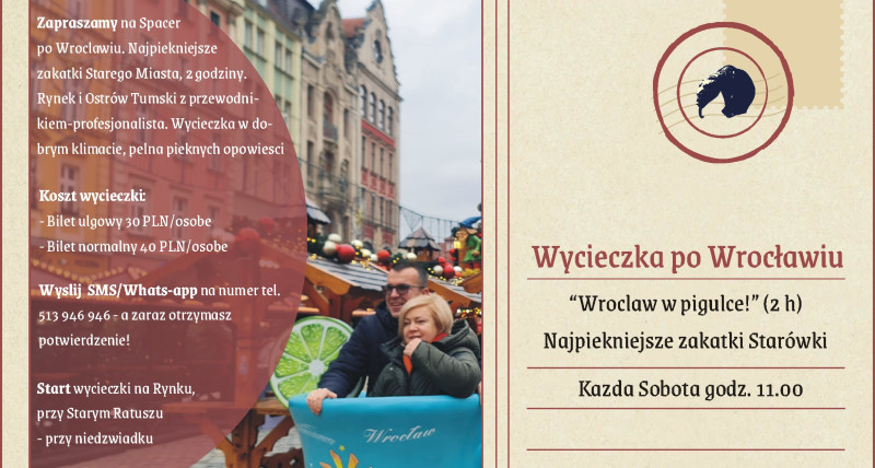 „Wrocław w pigułce“, wycieczka z przewodnikiem po Wrocławiu