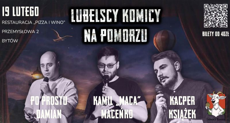 🎤 Lubelscy Komicy na Pomorzu – Stand-up w Bytowie🎤