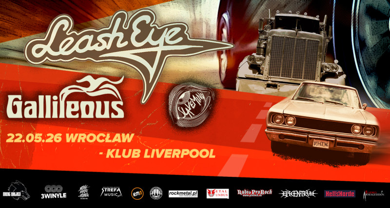 LEASH EYE + GALLILEOUS + SLAVEMIND - Wrocław, Klub Liverpool