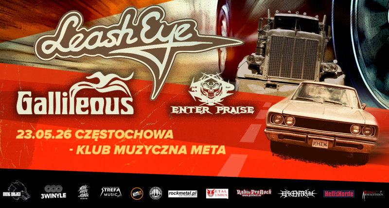 LEASH EYE+GALLILEOUS+ENTRE PRAISE - Częstochowa, Muzyczna Meta