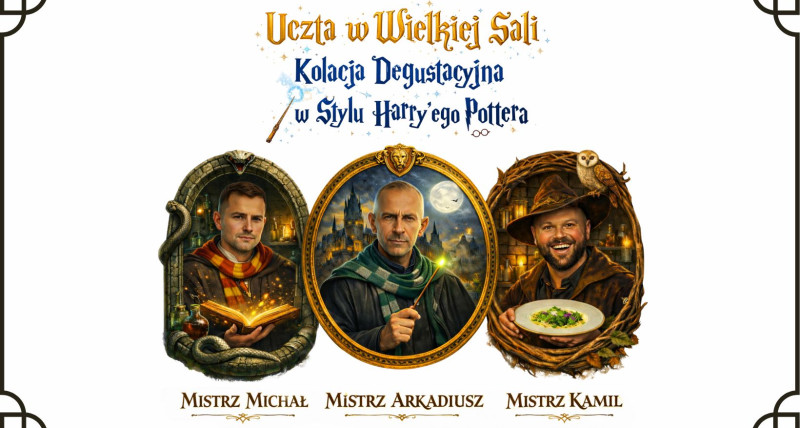 Czarodziejska Kolacja Degustacyjna w Wielkiej Sali