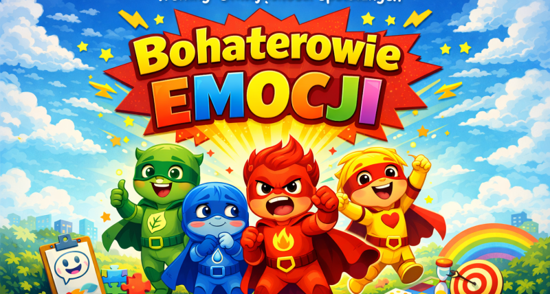 Bohaterowie Emocji - trening umiejętności społecznych dla dzieci