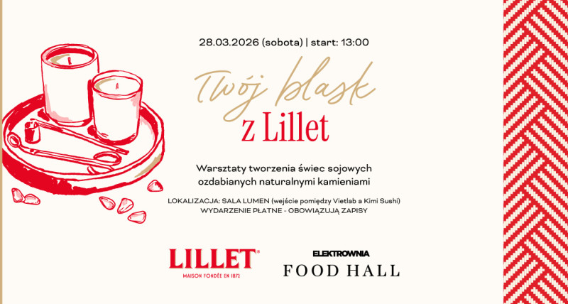 WARSZTATY TWORZENIA ŚWIEC SOJOWYCH: TWÓJ BLASK Z LILLET