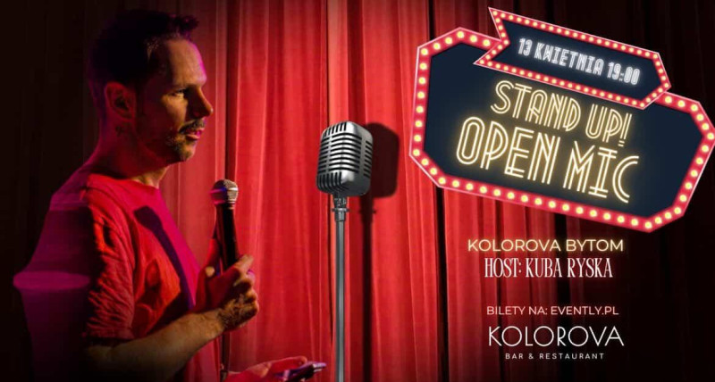 Kwietniowy open mic w Kolorovej! Kuba i goście! 13.04/ 19:00