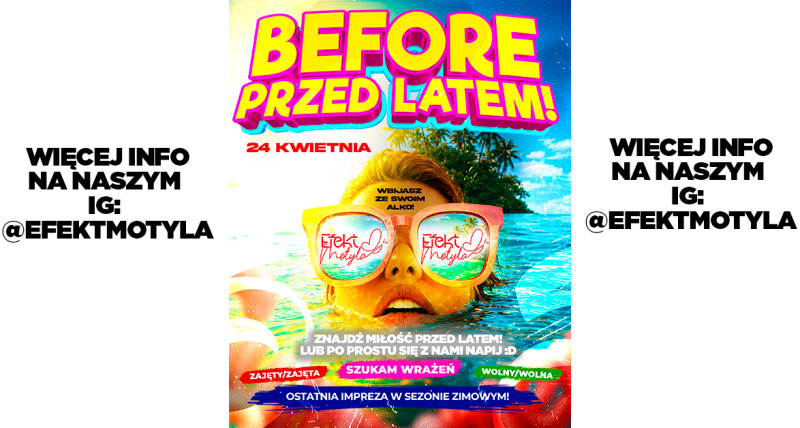 BEFORE PRZED LATEM! ZAMYKAMY SEZON ZIMOWY!